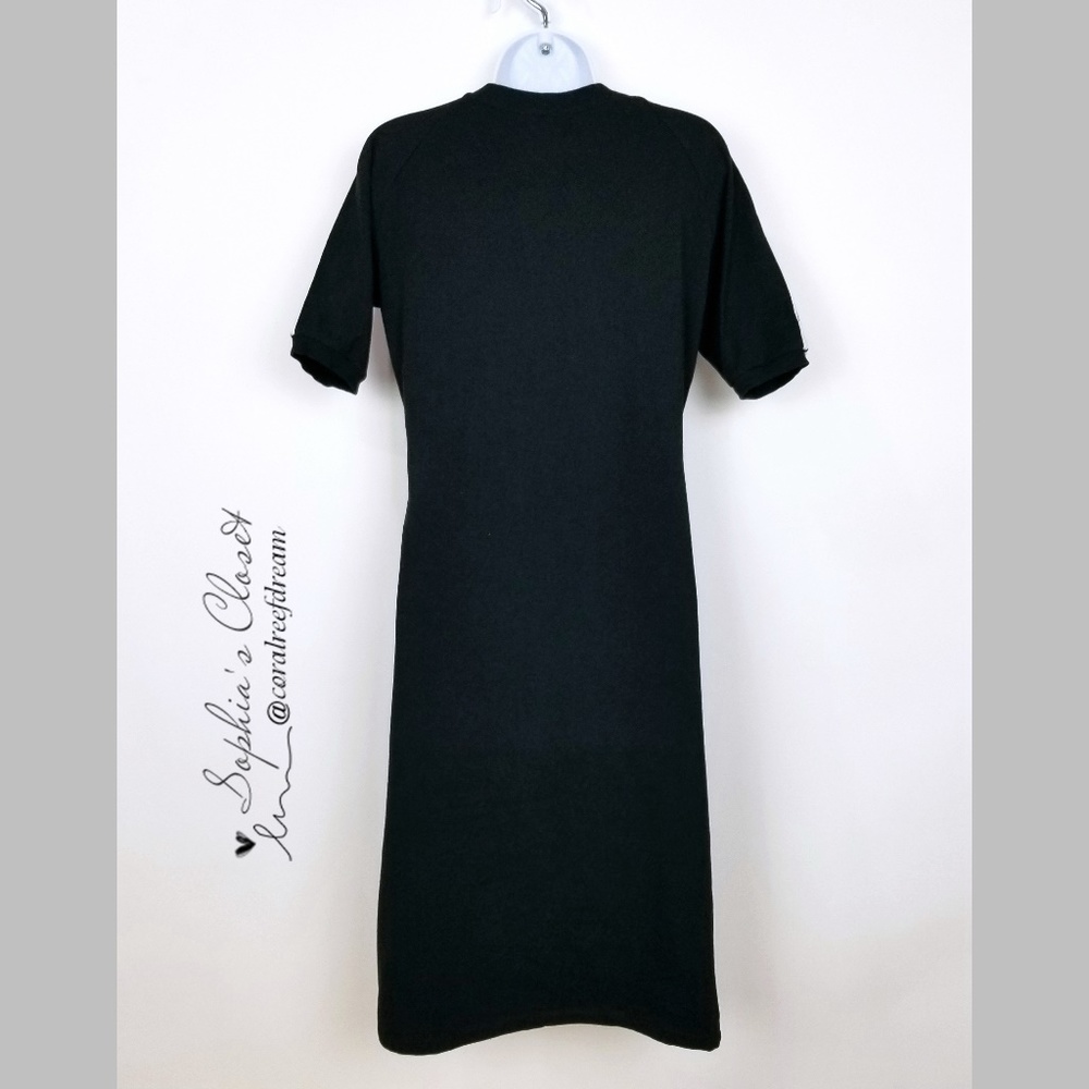 adidas 3 Stripes Logo Short Sleeve Dress T-shirt - Picture 2 of 6